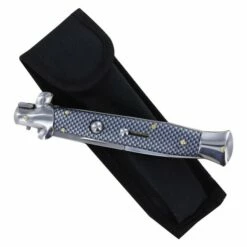 10.5 Inch Carbon Fiber Stiletto Auto Switch Knife Stainless Bayo 7 10.5 Inch Carbon Fiber Stiletto Auto Switch Knife Stainless Bayo -DIRECT KNIFE SALES 10.5 Inch Carbon Fiber Stiletto Auto Switch Knife Stainless Bayo 2.600