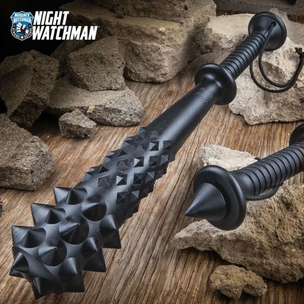 20" Night Watchman Polypropylene Tactical Mace Spiked Pommel 3 20" Night Watchman Polypropylene Tactical Mace Spiked Pommel