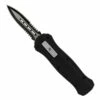 5.5" Mini OTF Black Automatic Knife Dagger Serrated -DIRECT KNIFE SALES 5 Mini OTF Black Automatic Knife Dagger Serrated.600