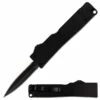5" Slim Black D/A OTF Automatic Knife Black Dagger -DIRECT KNIFE SALES 5 Slim Black DA OTF Automatic Knife Black Dagger.600