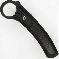 8.75" Black Carbon Fiber Karambit D/A OTF Automatic Knife Blue Dagger -DIRECT KNIFE SALES 8.75 Black Carbon Fiber Karambit DA OTF Automatic Knife Blue Dagger 1.600