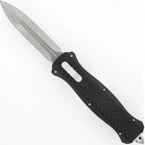 9.25" Slender Black D/A OTF Automatic Knife Dagger 3 9.25" Slender Black D/A OTF Automatic Knife Dagger
