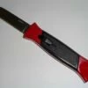 AKC 777 Black Finger Red OTF Automatic Knife Satin Flat Grind -DIRECT KNIFE SALES AKC 777 Black Finger Red OTF Automatic Knife Satin Flat Grind.600