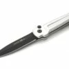 AKC ACE X-treme Silver Italian Automatic Knife Black Dagger -DIRECT KNIFE SALES AKC ACE X treme Silver Italian Automatic Knife Black Dagger.600