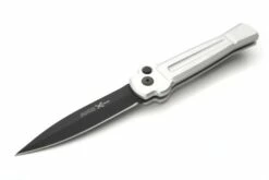 DIRECT KNIFE SALES 24 AKC ACE X-treme Silver Italian Automatic Knife Black Dagger
