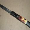 AKC Concord Large Flames Black Flat Grind Italian OTF Automatic Knife 2 AKC Concord Large Flames Black Flat Grind Italian OTF Automatic Knife -DIRECT KNIFE SALES AKC Concord Large Flames Black Flat Grind Italian OTF Automatic Knife.600