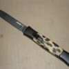 AKC Concord Large Leopard Black Flat Grind Italian OTF Automatic Knife -DIRECT KNIFE SALES AKC Concord Large Leopard Black Flat Grind Italian OTF Automatic Knife.600
