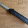AKC F-16 Black Carbon Grip D/A OTF Automatic Knife Satin Dagger