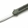 AKC F-16 D/A OTF Automatic Knife Army Green Black Grip Satin Dagger -DIRECT KNIFE SALES AKC F 16 DA OTF Automatic Knife Army Green Black Grip Satin Dagger.600