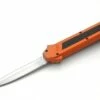 AKC F-16 Orange Grip OTF Automatic Knife Satin Dagger -DIRECT KNIFE SALES AKC F 16 Red Grip OTF Automatic Knife Satin Dagger 2.600