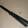 Balisong 9 Inch Heavy Complete Black Folding Butterfly Knife 1 Balisong 9 Inch Heavy Complete Black Folding Butterfly Knife -DIRECT KNIFE SALES Balisong 9 Heavy Complete Black Folding Butterfly Knife.600