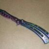 Balisong 9" Heavy Folding Titanium Pirate Butterfly Knife 1 Balisong 9" Heavy Folding Titanium Pirate Butterfly Knife -DIRECT KNIFE SALES Balisong 9 Heavy Folding Titanium Pirate Butterfly Knife.600