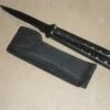 Balisong Black 9 Inch Heavy Folding Butterfly Knife Black Blade -DIRECT KNIFE SALES Balisong Black 9 Heavy Folding Butterfly Knife Black Blade.600