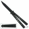 Balisong Street Protector Black Butterfly Knife -DIRECT KNIFE SALES Balisong Street Protector Black Butterfly Knife.600