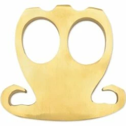 Colonial Two Finger 100% Pure Brass Knuckle Paper Weight