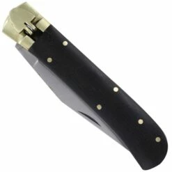 D2 Tool Steel Black Micarta Leverlock Automatic Knife File Work -DIRECT KNIFE SALES D2 Tool Steel Black Micarta Leverlock Automatic Knife File Work 2.600