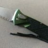 Dark Green Side Opening Automatic Knife Serrated -DIRECT KNIFE SALES Dark Green Side Opening Automatic Knife Serrated.600