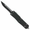 Delta Force Black D/A OTF Automatic Knife Drop Point Serrated -DIRECT KNIFE SALES Delta Force Black D A OTF Automatic Knife Drop Point Serrated.600