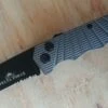 Delta Force Gray Side Opening Automatic Knife Black Drop Serrated -DIRECT KNIFE SALES Delta Force Gray Side Opening Automatic Knife Black Drop Serrated.600