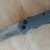 Delta Force Grey Side Opening Automatic Knife Satin Drop Serrated -DIRECT KNIFE SALES Delta Force Grey Side Opening Automatic Knife Satin Drop Serrated.600