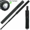 Expandable Heat Tempered Square Grip Flashlight Police Baton 26 Inch