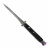 Extra Large 12.5" Black Titanium Stiletto Automatic Knife Bayo -DIRECT KNIFE SALES Extra Large 12.5 Black Titanium Stiletto Automatic Knife Bayo.600