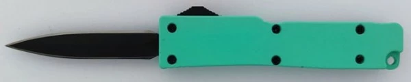 Firecracker Teal D/A OTF Automatic Knife Black Dagger 5" 4 Firecracker Teal D/A OTF Automatic Knife Black Dagger 5" - Image 2