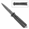 Gear Head Black Spear Point Butterfly Knife -DIRECT KNIFE SALES Gear Head Black Spear Point Butterfly Knife.600