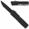 Lightning Black OTF Automatic Knife Black Serrated Blade -DIRECT KNIFE SALES Lightning Black OTF Automatic Knife Black Serrated Blade.600