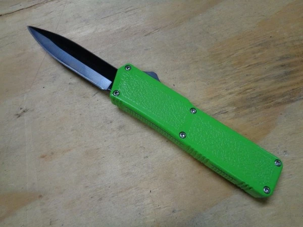 Lightning Green D/A OTF Automatic Knife Black Dagger 3 Lightning Green D/A OTF Automatic Knife Black Dagger