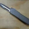 Lightning Grey D/A OTF Automatic Knife Satin Dagger Serrated -DIRECT KNIFE SALES Lightning Grey da Otf Automatic Knife Satin Dagger serrated.600