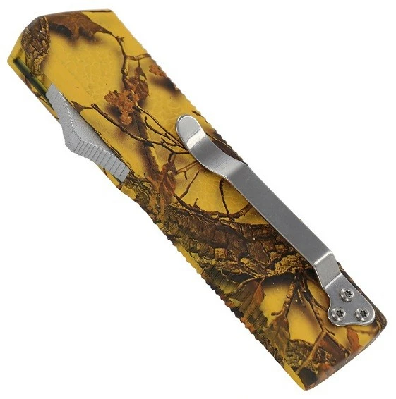 Lightning Model 3 Real Tree Camo D/A OTF Automatic Knife Two Tone Serrated 4 Lightning Model 3 Real Tree Camo D/A OTF Automatic Knife Two Tone Serrated - Image 2
