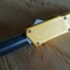 Lightning Yellow D/A OTF Automatic Knife Black Two Tone Dagger -DIRECT KNIFE SALES Lightning Yellow DA OTF Automatic Knife Black Dagger.600