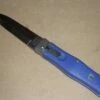 Mikov Blue Leverlock Automatic Knife Satin Dagger -DIRECT KNIFE SALES Mikov Blue Leverlock Automatic Knife Satin Dagger.600