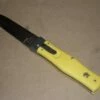 Mikov Yellow Leverlock Automatic Knife Satin Dagger