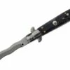 8" Milano Stiletto Black Smoke Automatic Knife Satin Kriss -DIRECT KNIFE SALES Milano Stiletto Black Smoke Automatic Knife Satin Kriss.600