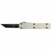 Mini Cracker Silver D/A OTF Automatic Knife Black Tanto -DIRECT KNIFE SALES Mini Cracker Silver DA OTF Automatic Knife Black Tanto.600