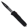 Ranger 6.75 Inch D/A OTF Black Automatic Knife Double Serrated Dagger -DIRECT KNIFE SALES Ranger 6.75 Inch DA OTF Black Automatic Knife Double Serrated Dagger.600
