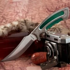 Ridge Runner Celtic Elite Green Wood Bowie Knife 7 Ridge Runner Celtic Elite Green Wood Bowie Knife -DIRECT KNIFE SALES Ridge Runner Celtic Elite Green Wood Bowie Knife 2.600