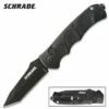 Schrade Extreme Black Button Lock Knife Black Tanto -DIRECT KNIFE SALES Schrade Extreme Black Automatic Knife Black Tanto.600