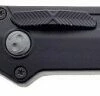 Slim Side Release Black D/A OTF Automatic Knife Tanto Serrated 2 Slim Side Release Black D/A OTF Automatic Knife Tanto Serrated -DIRECT KNIFE SALES Slim Side Release Black DA OTF Automatic Knife Tanto Serrated.600
