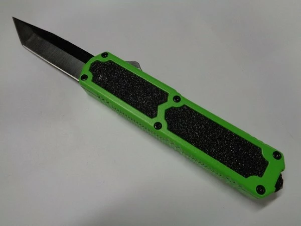 Titan Green D/A OTF Automatic Knife Black Tanto 3 Titan Green D/A OTF Automatic Knife Black Tanto