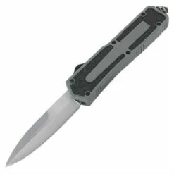 Titan Switchblade Gun Metal Gray D/A OTF Automatic Knife Bayo
