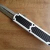 Titan White Carbon Grip D/A OTF Automatic Knife Satin Dagger -DIRECT KNIFE SALES Titan White Carbon Grip DA OTF Automatic Knife Satin Dagger.600