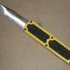 Titan Yellow D/A OTF Automatic Knife - Satin Tanto Plain -DIRECT KNIFE SALES Titan Yellow D A OTF Automatic Knife Satin Tanto Plain.600